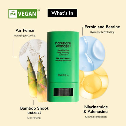 Black Bamboo Daily Soothing Sun Shield