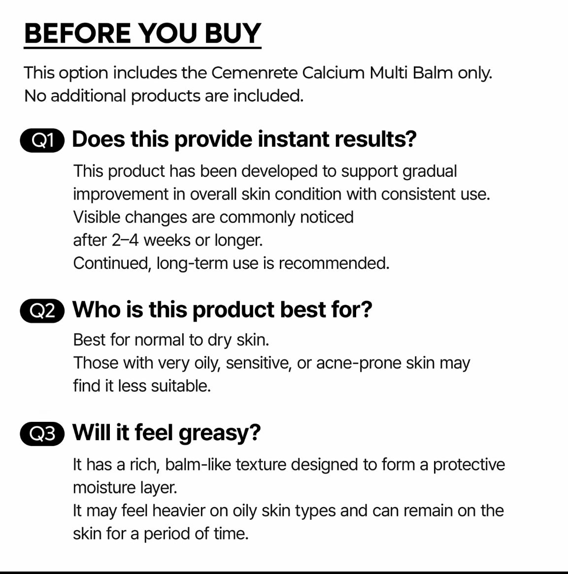 Cemenrete Calcium Volume Multi Balm (pre-order)