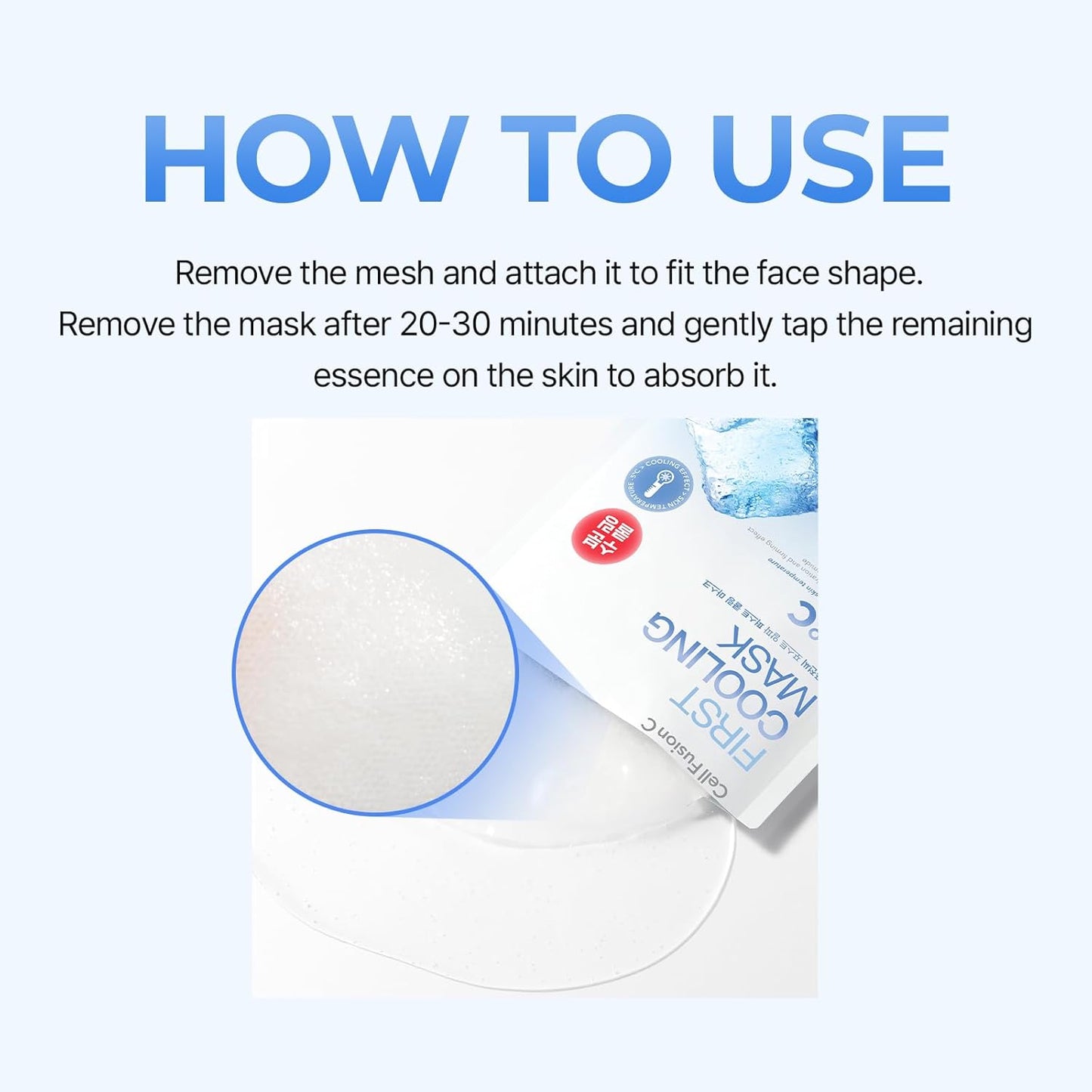 [Pingu x Cell Fusion C] Post Alpha α First Cooling Mask