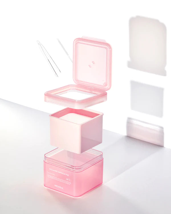 [KIAF Artist Pilhyeon Yoon x Mediheal] Collagen Ampoule Toner Pad 100pc
