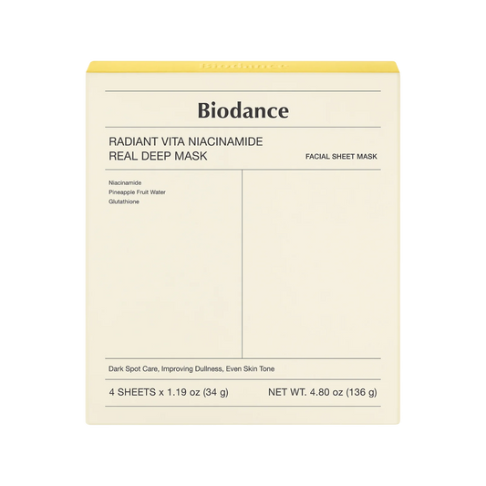 Radiant Vita Niacinamide Real Deep Mask 4pc