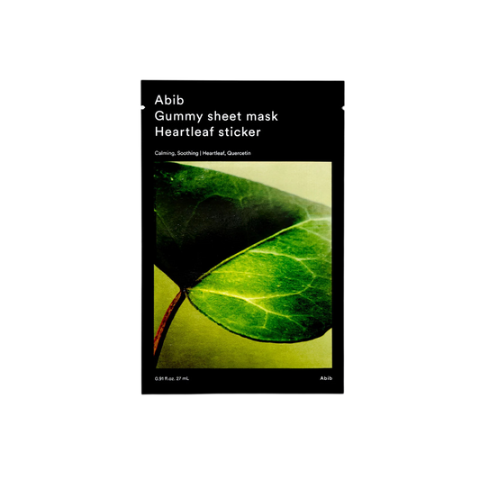 Gummy sheet mask Heartleaf sticker 1pc