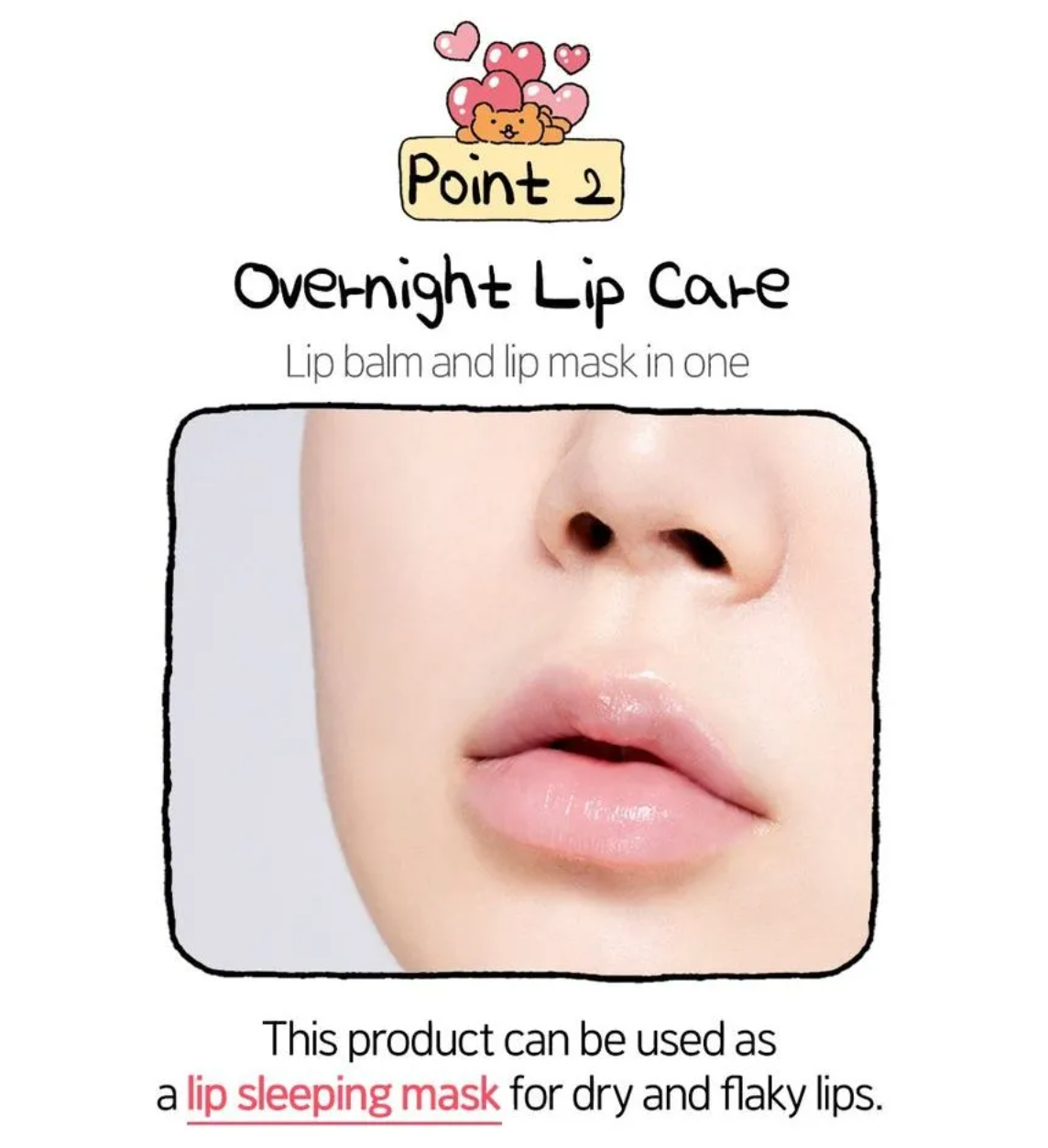 [ETUDE x Bearkku] Ginger Sugar Overnight Lip Mask
