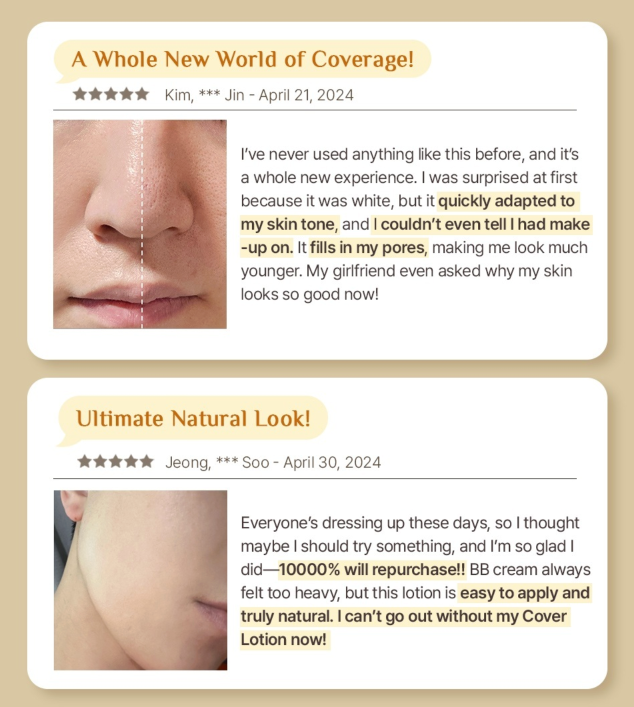 Natural Cover Lotion