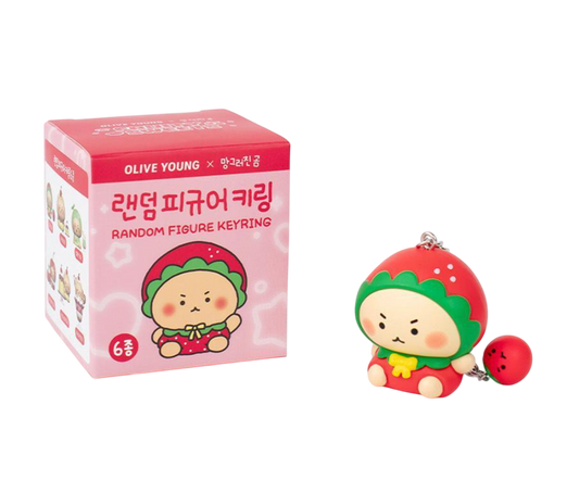 [OLIVEYOUNG x Mangomee] Fruit Sweet Keychain Blind Box (6 types) (pre-order)