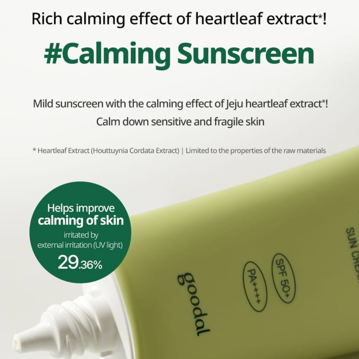 Heartleaf Calming Moisture Sun Cream 50ml