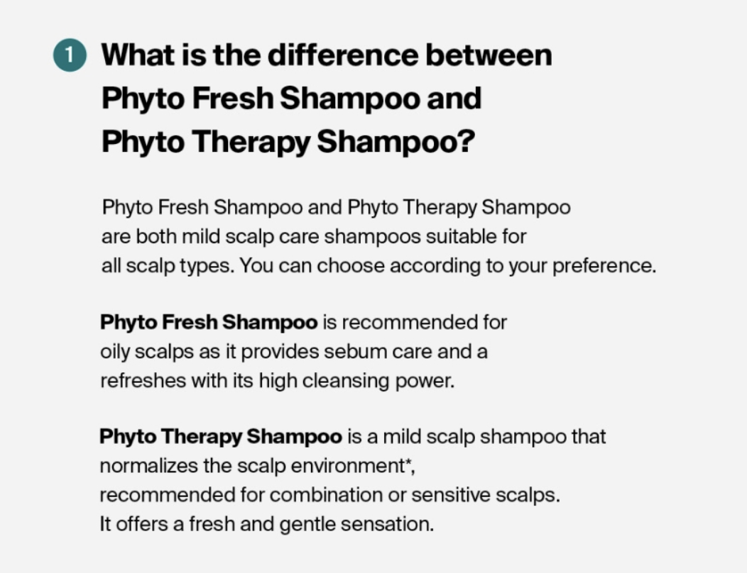 Phyto Fresh Shampoo