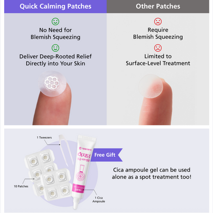 Quick-Calming Patch 8 patches (+Cica Ampoule 5ml)