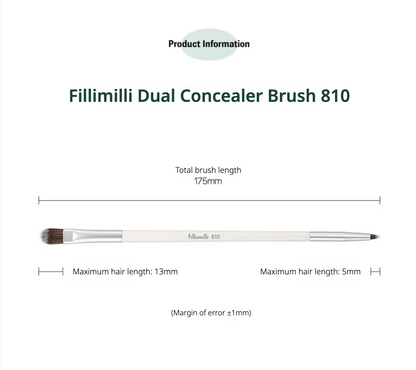Dual concealer brush 810