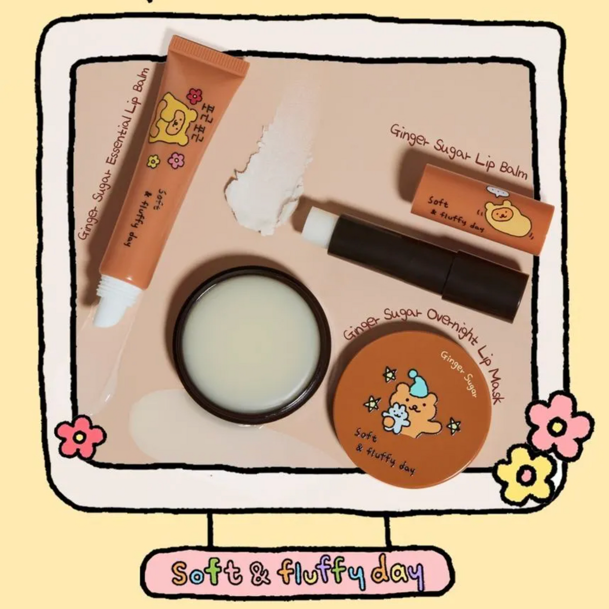 [ETUDE x Bearkku] Ginger Sugar Lip Balm Stick