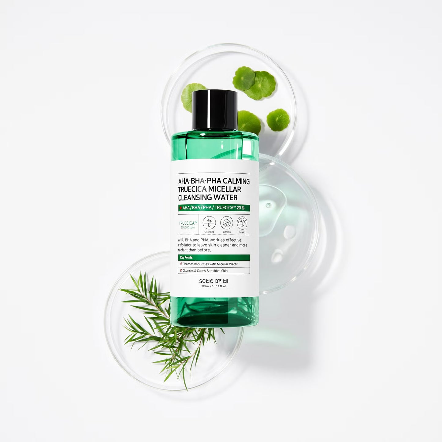 AHA BHA PHA Calming Truecica Micellar Cleansing Water