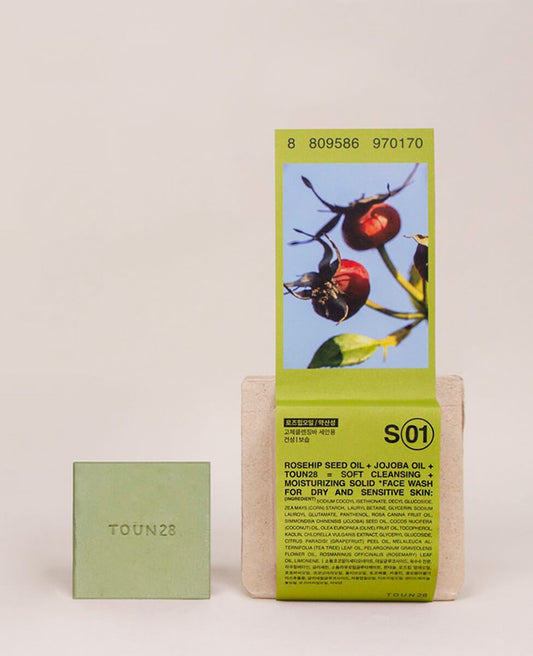 S1 Rose Hip + Jojoba Oil Solid Face Wash