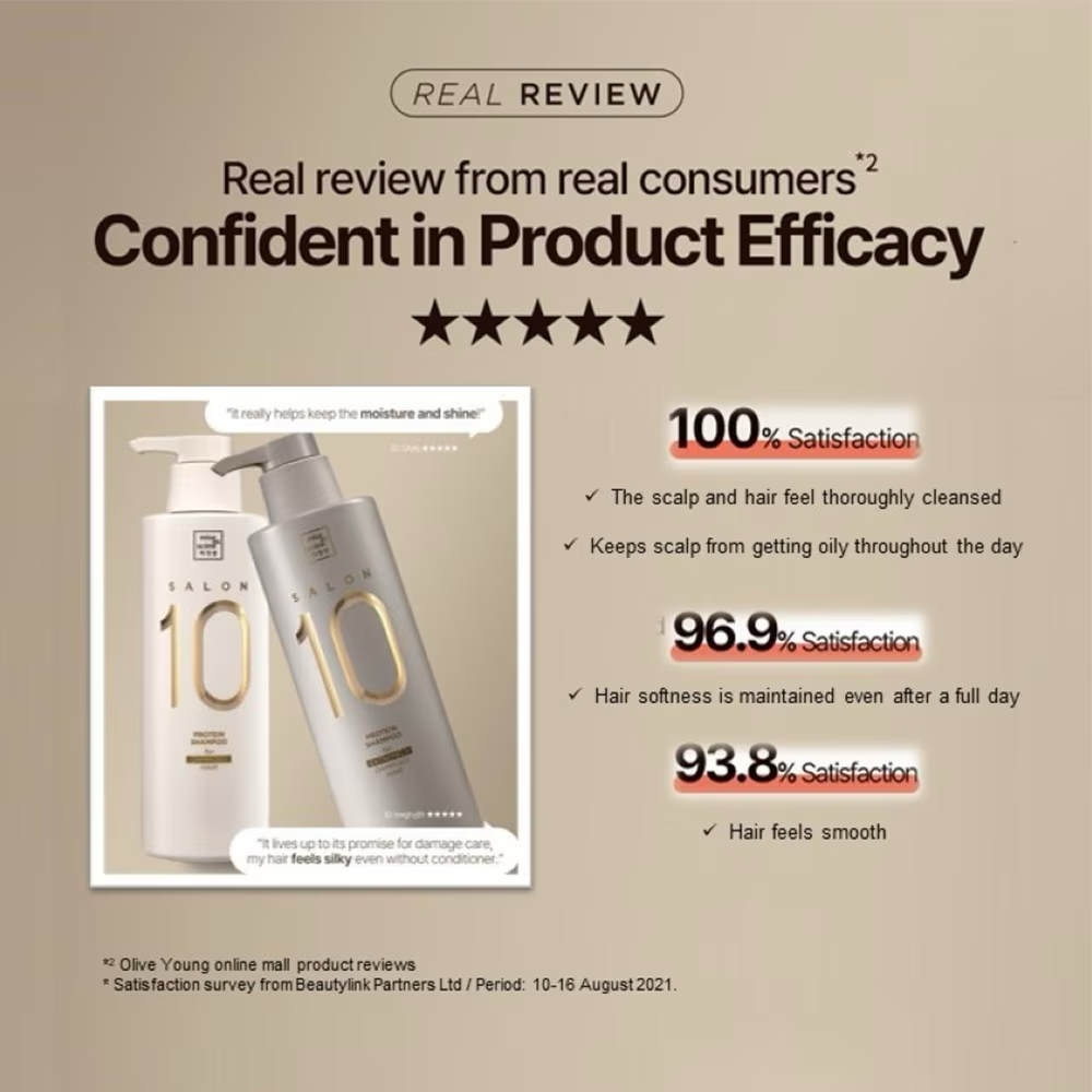Salon 10 Clinic Care Shampoo for Damaged Hair
