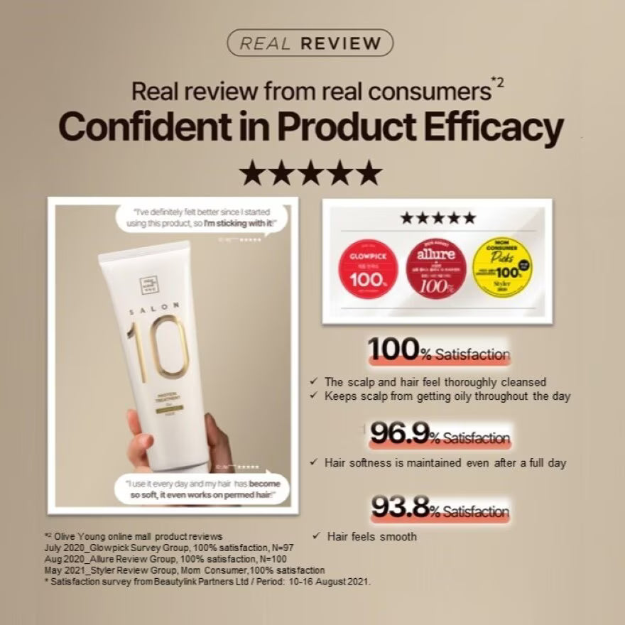 Salon 10 Clinic Care Treatment for Damaged Hair