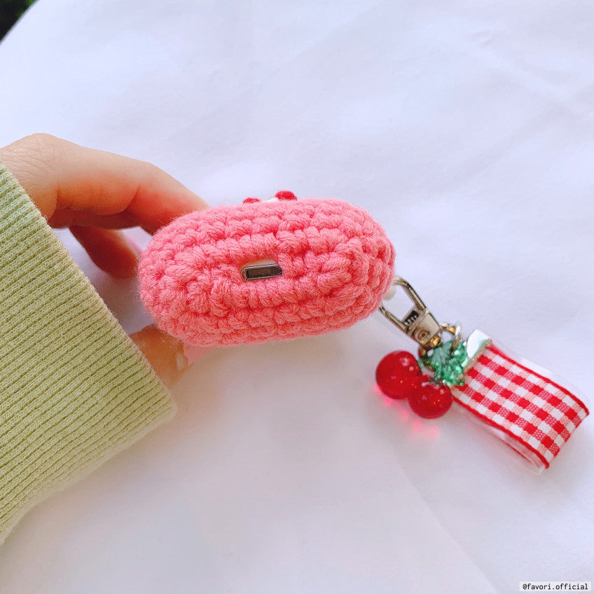 Knitted Teddy Bear AirPods Pro Cover (2 types)