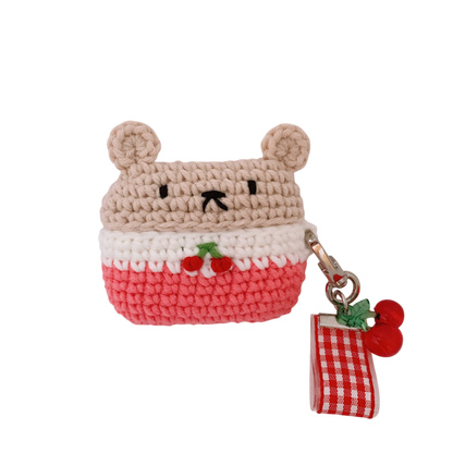 Knitted Teddy Bear AirPods Pro Cover (2 types)