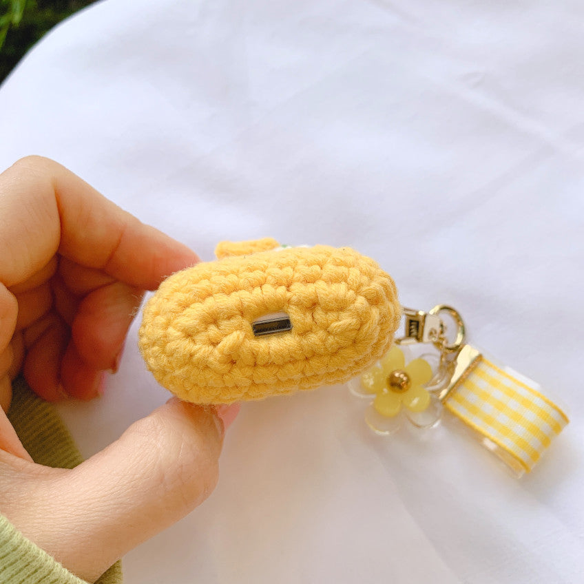 Knitted Teddy Bear AirPods Pro Cover (2 types)