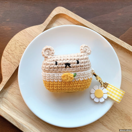 Knitted Teddy Bear AirPods Pro Cover (2 types)
