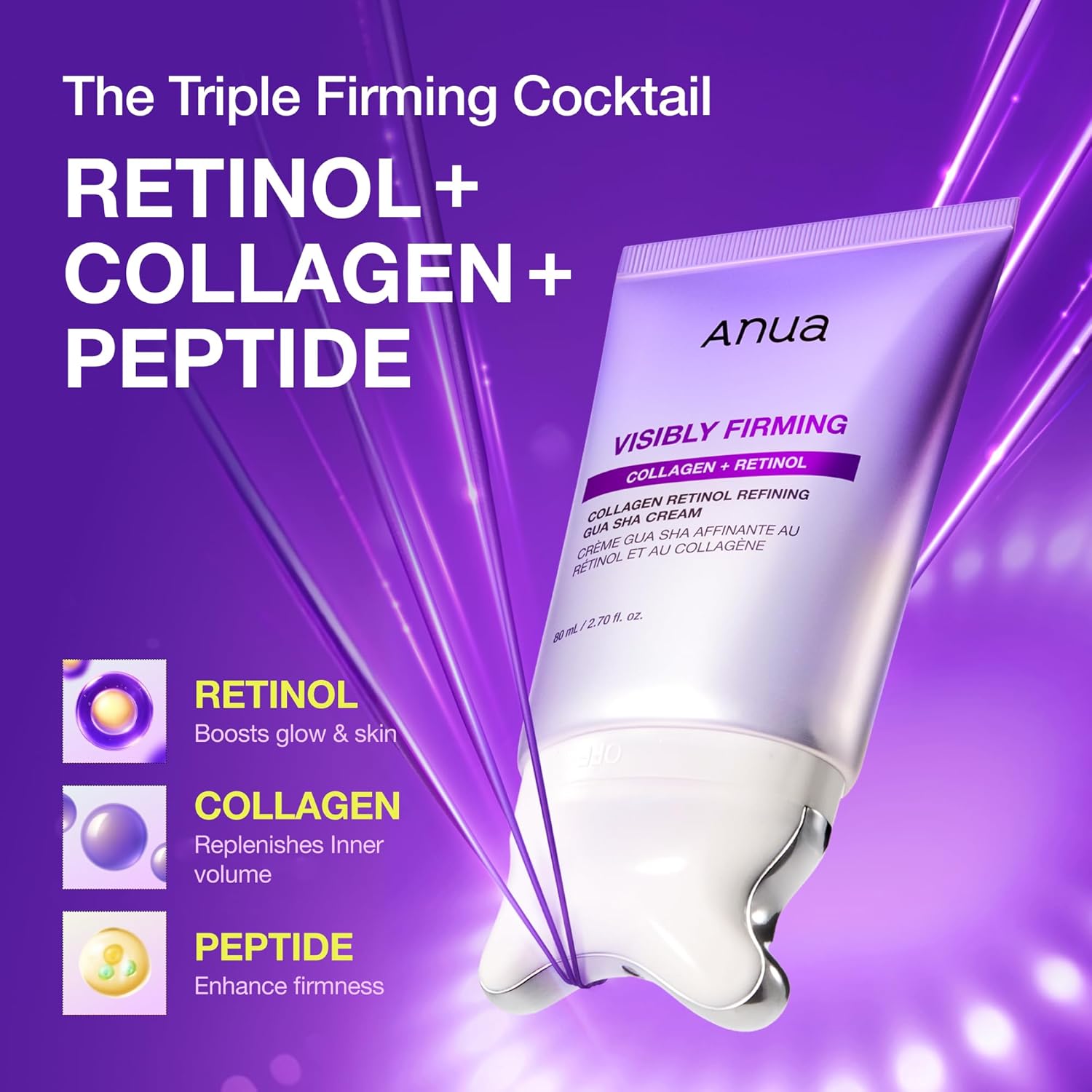 ANUA Collagen Retinol Refining Gua Sha Cream For Lifting Firming anua-collagen-retinol-refining-gua-sha-cream-for-lifting-firming