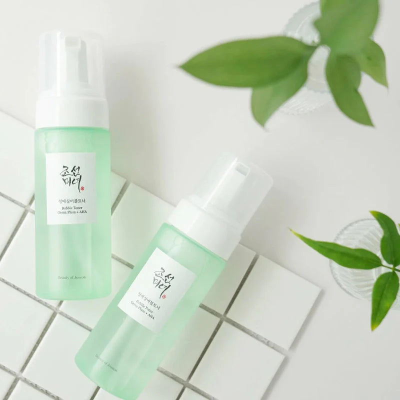 Bubble Toner Green Plum + AHA
