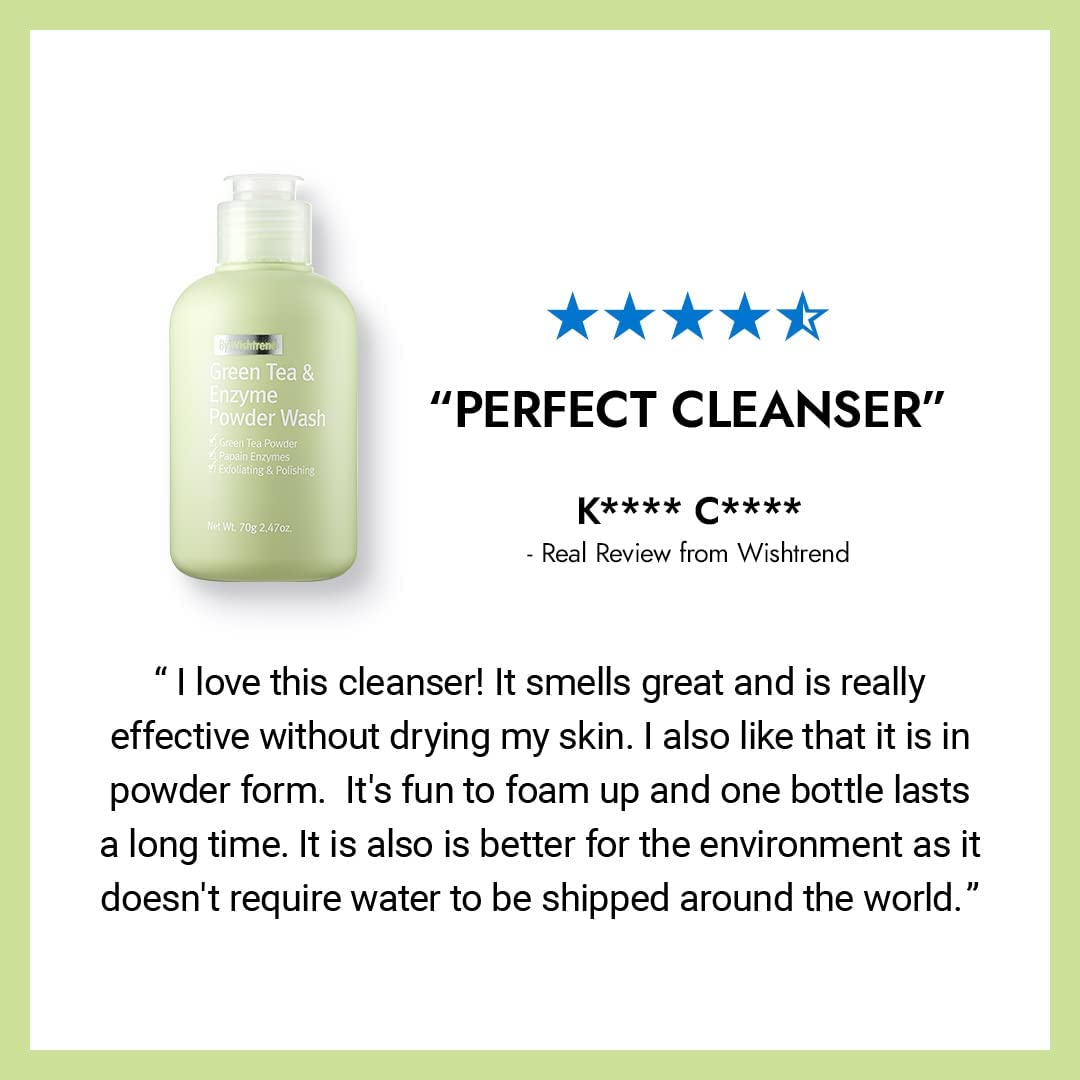 Green Tea & Enzyme Powder Wash