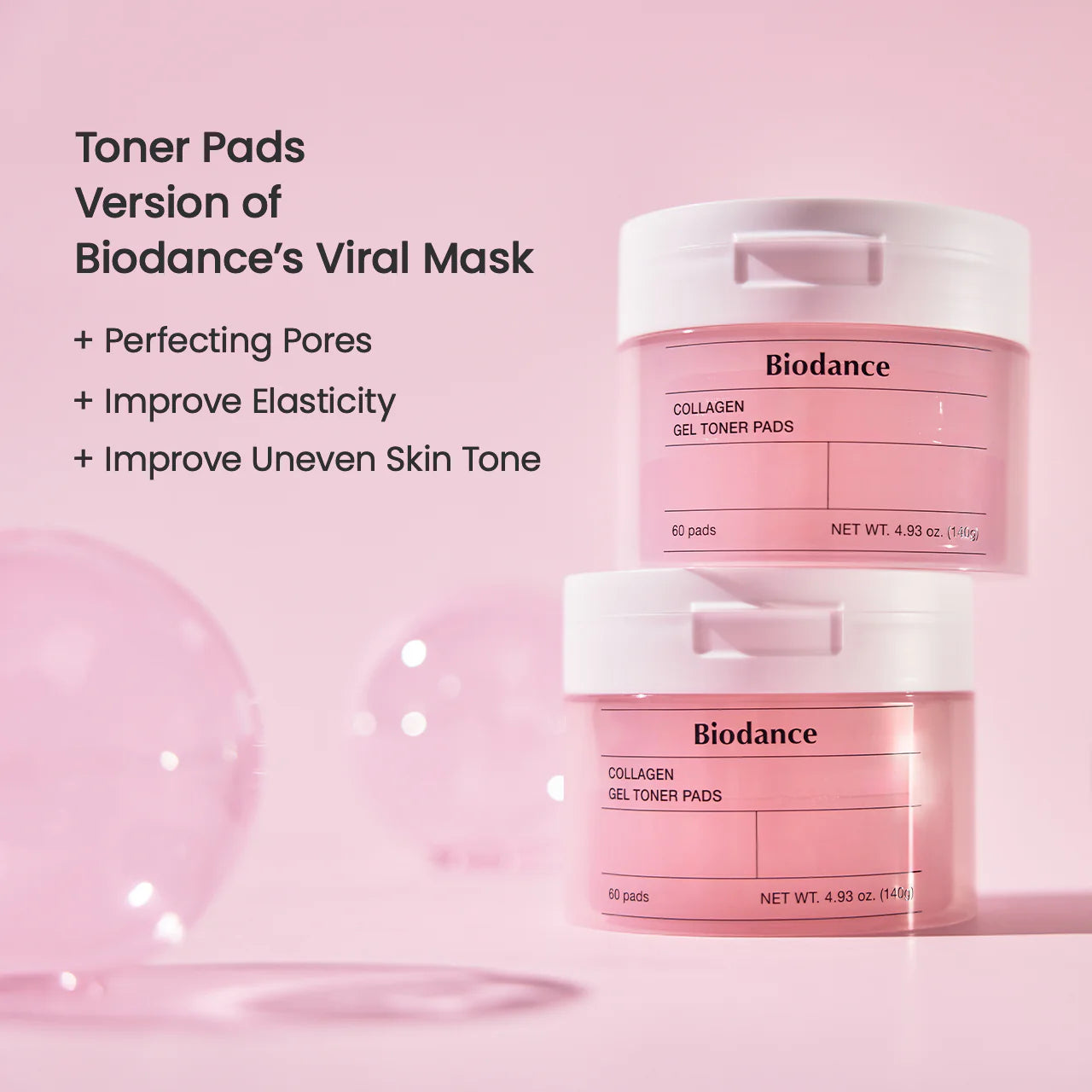 Collagen Gel Toner Pads 60pc (pre-order)