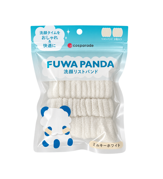 FUWA PANDA Facial Cleansing Wristband - Milky White