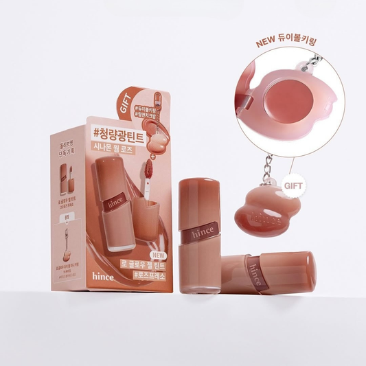 Hince Raw Glow Gel Tint + Raw Glow Dewy Ball Keyring Set 2pc