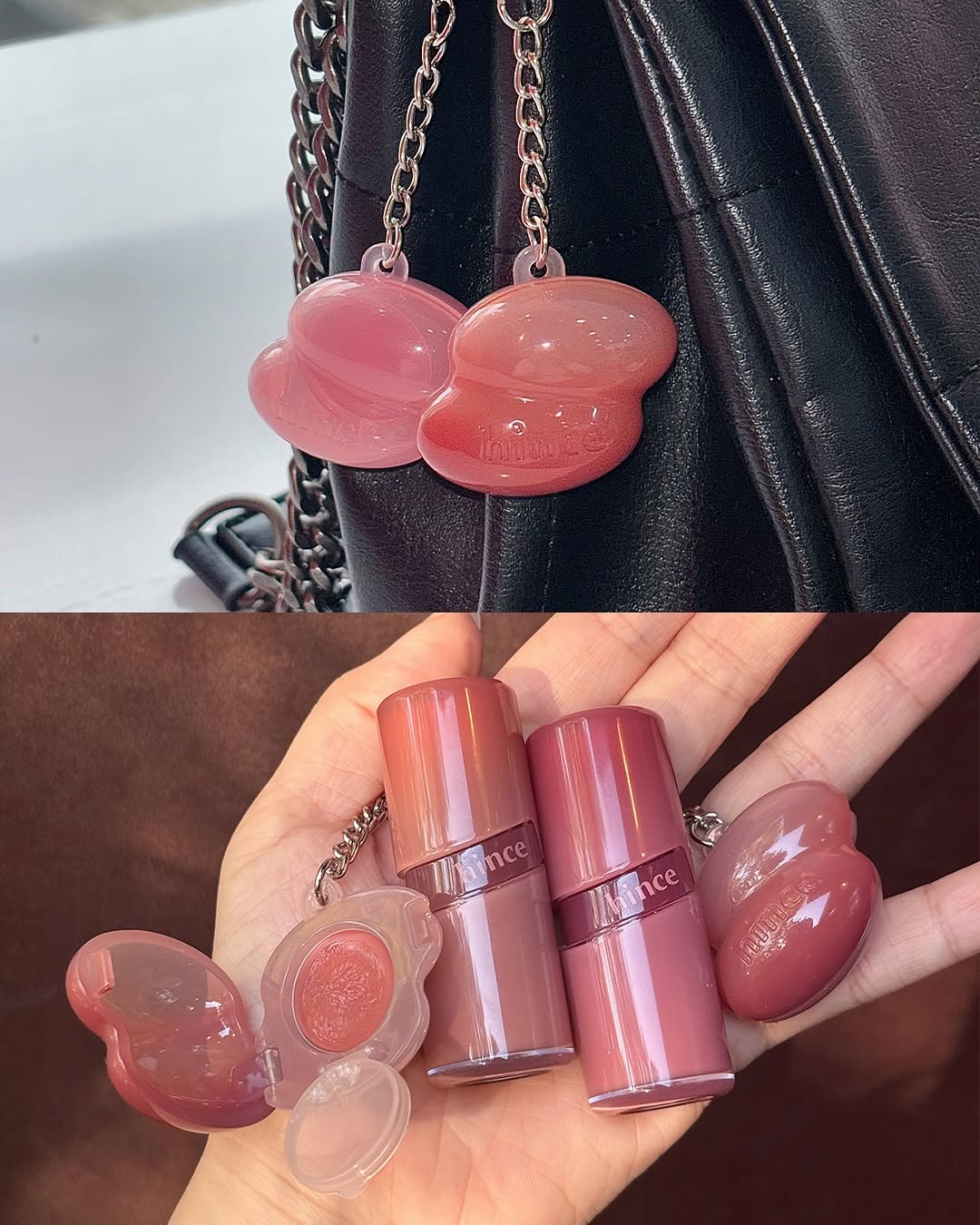 Hince Raw Glow Gel Tint + Raw Glow Dewy Ball Keyring Set 2pc