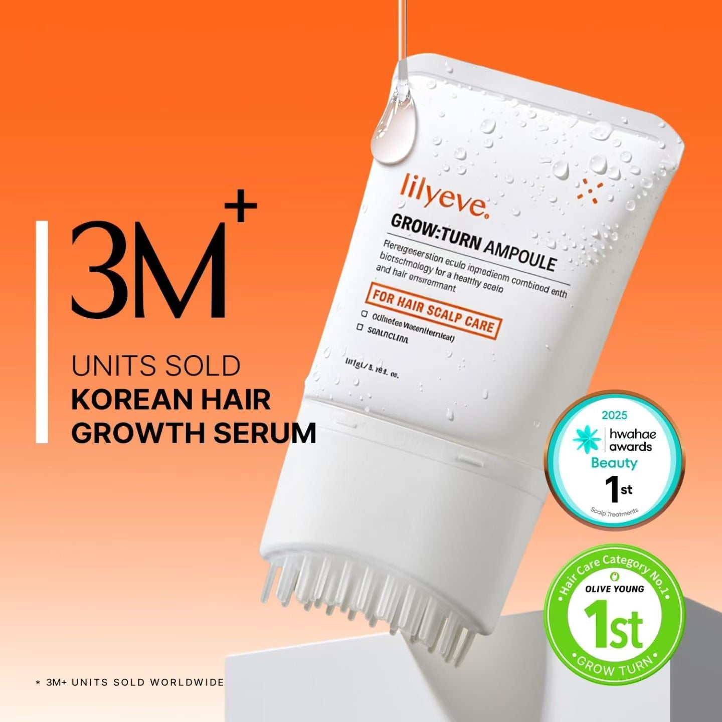 [POKEMON EDITION] Grow Turn Exosome Brush Ampoule 130ml + 10ml + brush