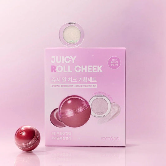 Juicy Roll Cheek Blush + Rare Glow Balm Set (2 types)