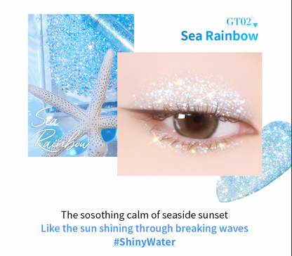 Pearlvely I Glitter Rainbow Triangle (3 types) 1.9g