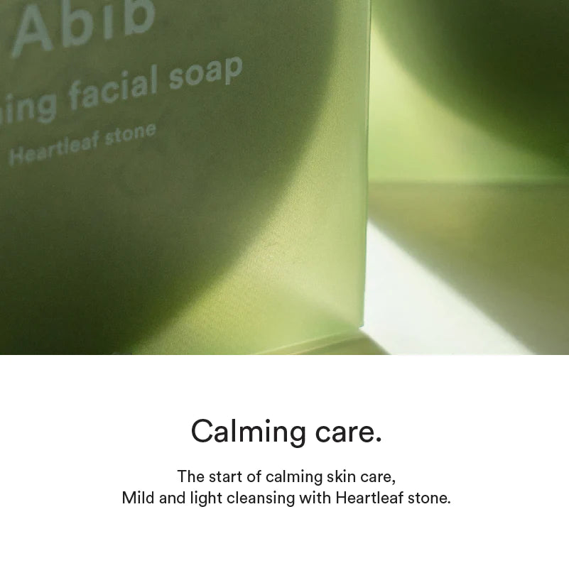 Calming facial soap Heartleaf stone 100g