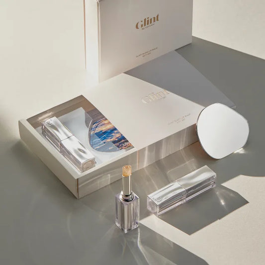 Glow Lip Balm & Mirror Gift Set 3g + GIFT